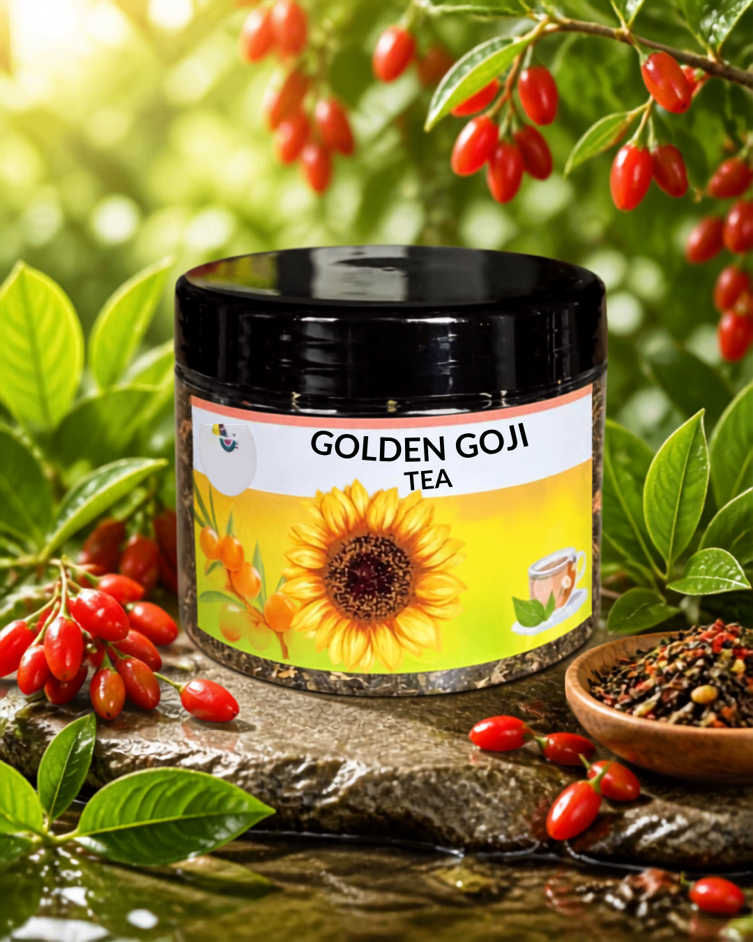 Herbata zielona Golden Goji - 100g