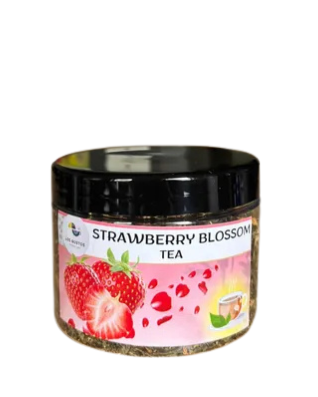 Herbata zielona Strawberry Blossom - 100g - obrazek 2