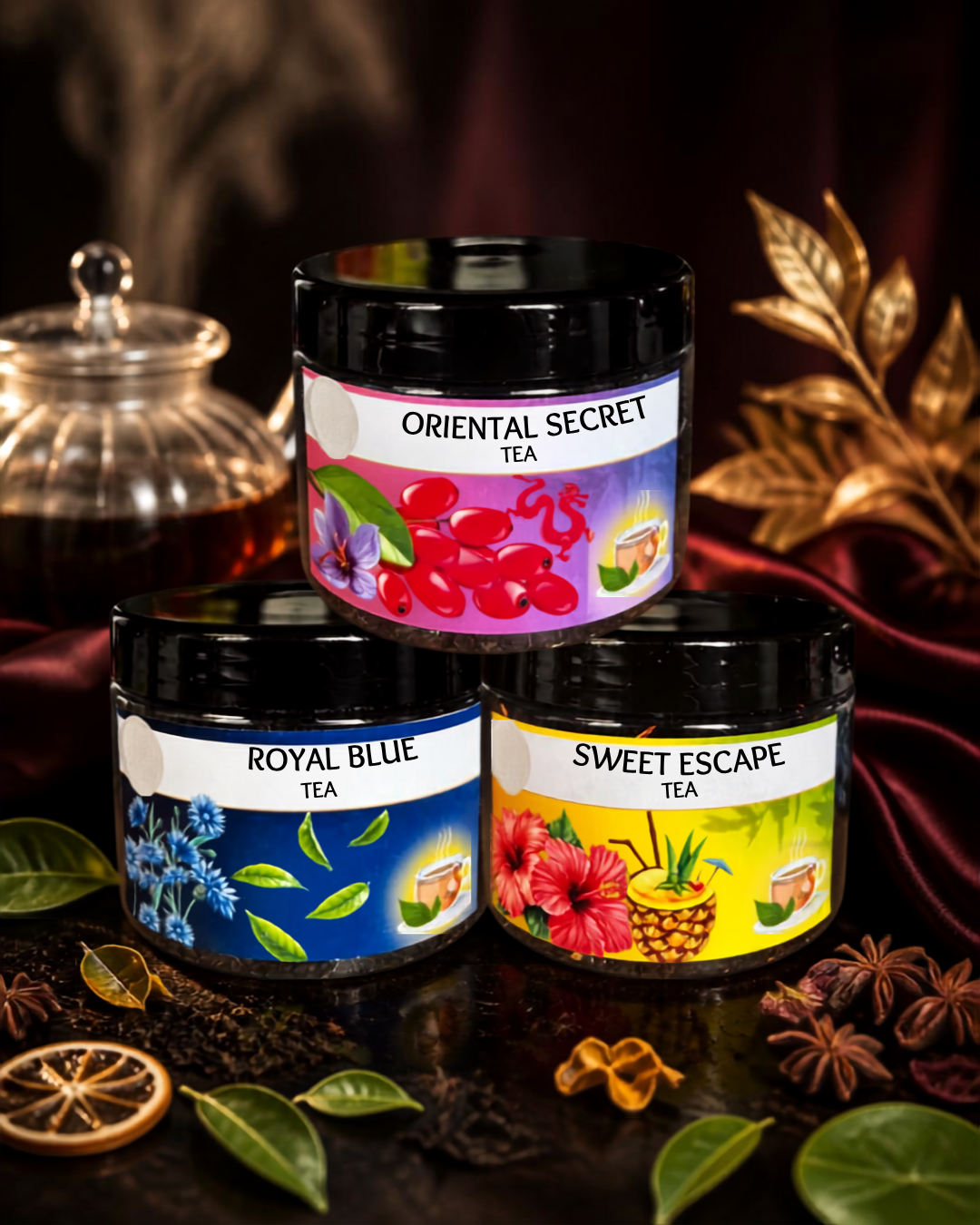 Herbata czarna Oriental Secret - 80g - obrazek 3