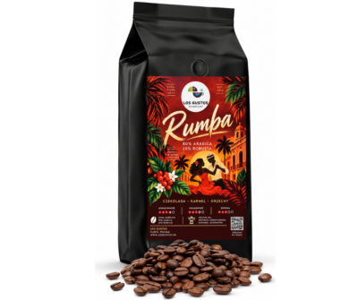 Kawa ziarnista RUMBA 80% Arabica 20% Robusta Los Gustos