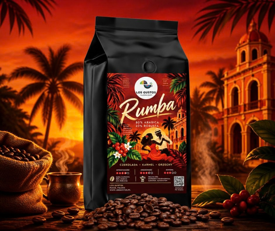 Kawa ziarnista RUMBA- 80% Arabica 20% Robusta - obrazek 2