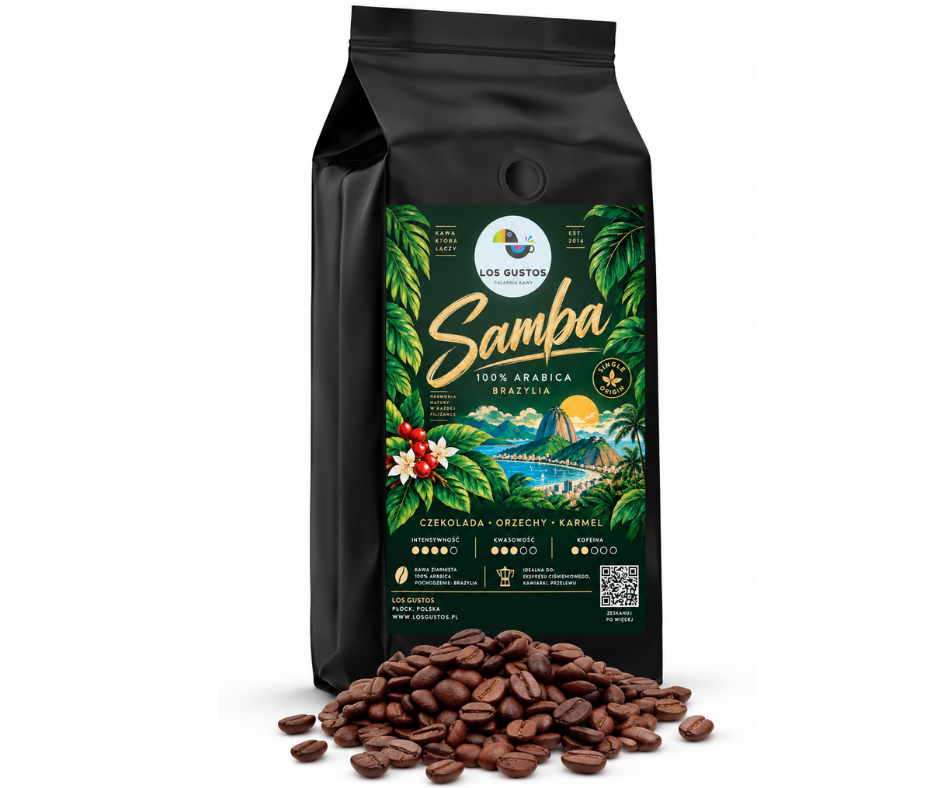 Kawa ziarnista SAMBA Arabica Brazylia